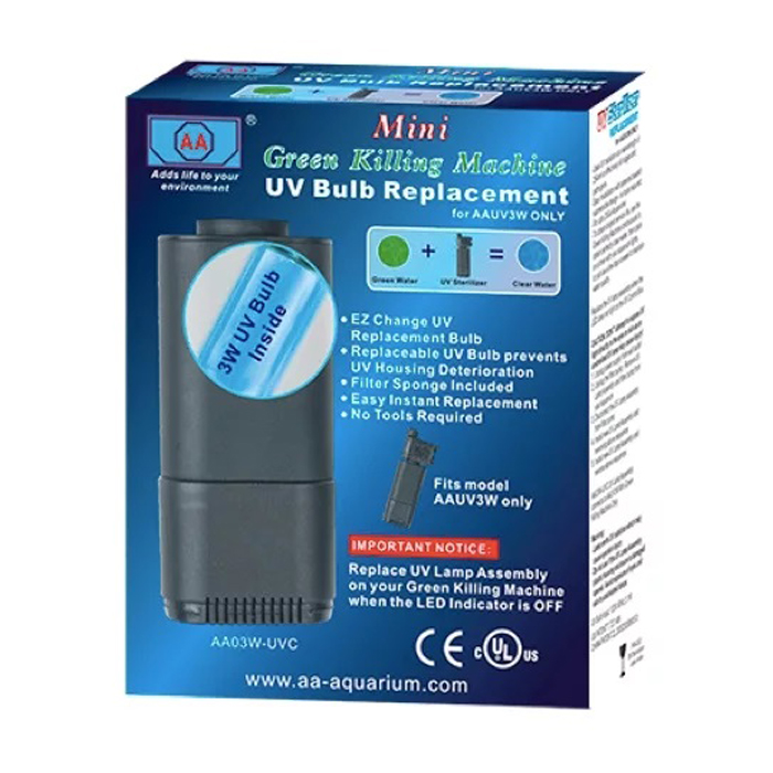 AA Green Killing Machine Replacement UV Bulb [3 Watt]