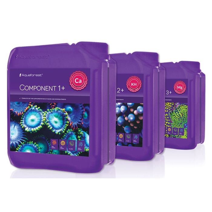 Aquaforest Component 1+, 2+ and 3+ [3 X 5 liter]