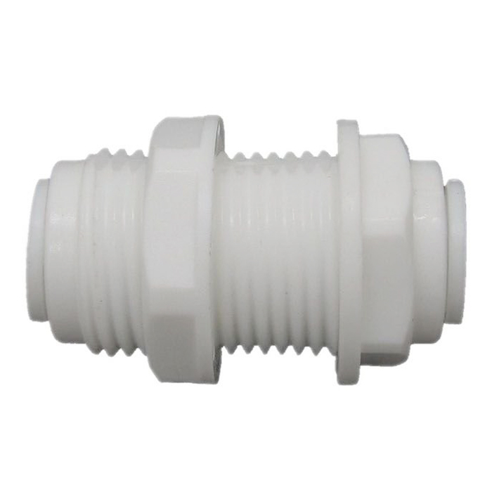 RO Bulkhead Fitting 1/4 in. tubing X 1/4 in. tubing