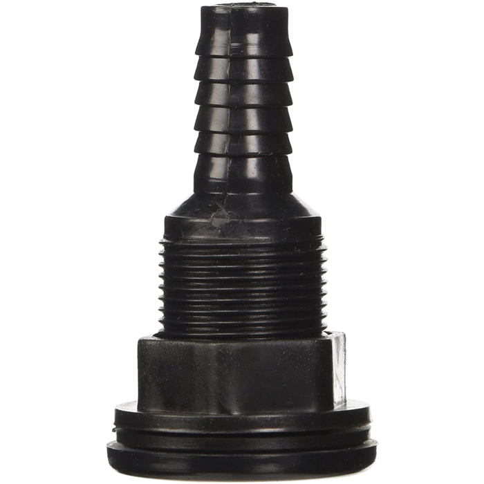 Lifegard 1/2 in. Threaded [FPT] Bulkhead with 1/2 in. Barb Insert