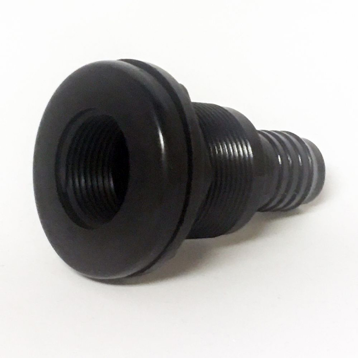 Lifegard 1 in. Threaded [FPT] Bulkhead with 1 in. Barb Insert