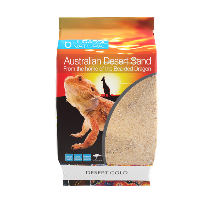 Pisces Jurassic Natural Australian Gold Desert Sand [20lbs]