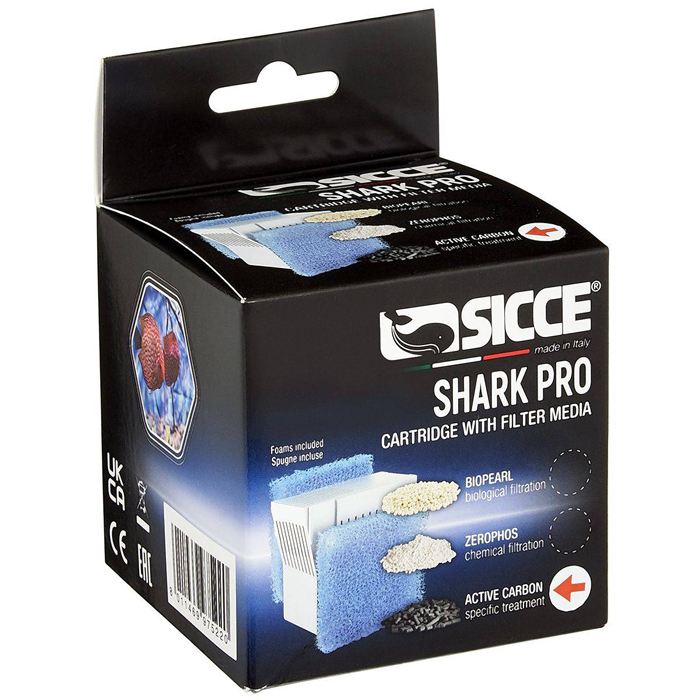 Sicce Shark PRO Carbon Cartridge with 20ppi Sponges