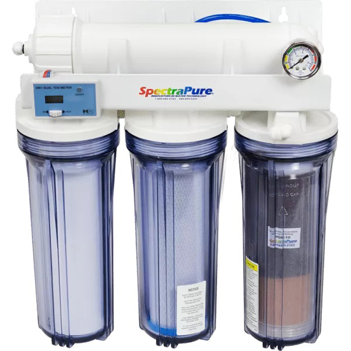 Spectrapure CSPDI 90GPD 4 stage w/TDS meter